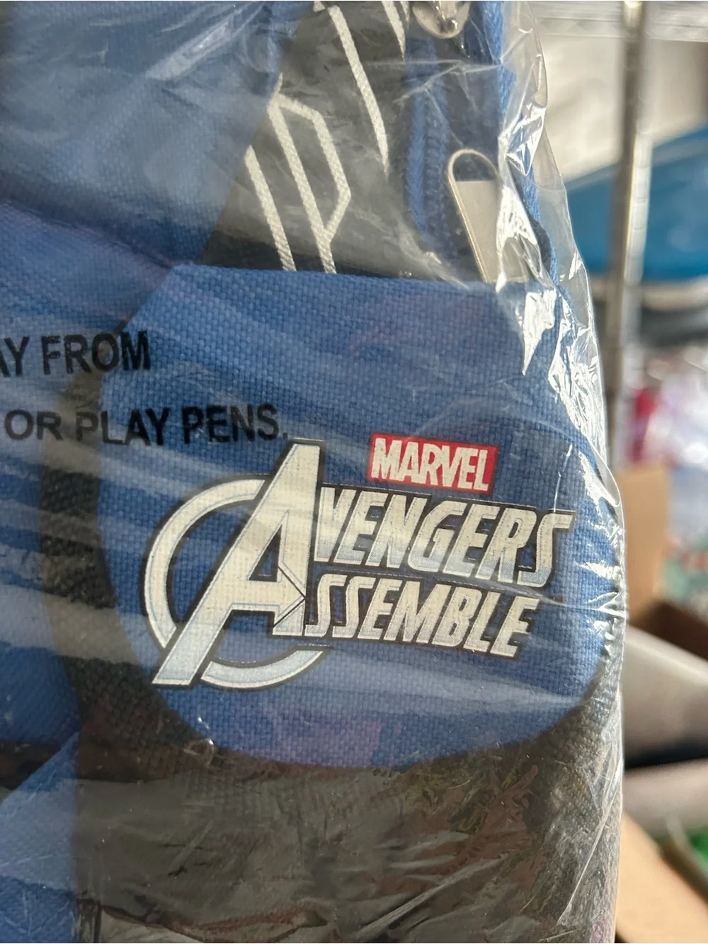 Marvel Avengers Kids Backpack - Blue Black Red